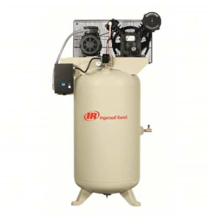 Ingersoll Rand 5 HP 60 Gal 175 Max PSI Two-Stage Stationary Electric (230 Volt 3 Phase) Reciprocating Air Compressor N/A