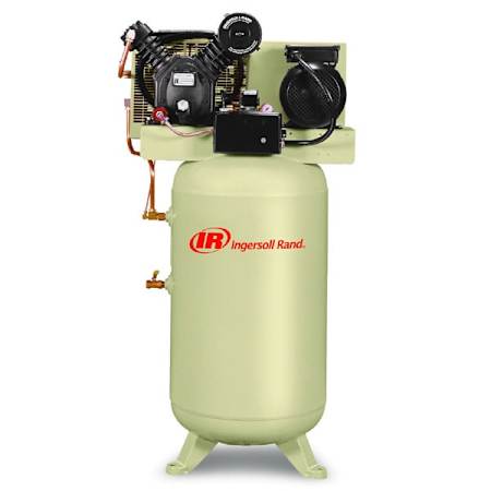 Ingersoll Rand 7.5 HP 80 Gal 175 Max PSI Two-Stage Stationary Electric (230 Volt 1 Phase) Fully Packaged Reciprocating Air Compressor N/A