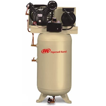 Ingersoll Rand 10 HP 120 Gal 175 Max PSI Two-Stage Stationary Electric (230 Volt 3 Phase) Value Plus Package Reciprocating Air Compressor with Vertical Tank N/A