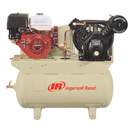 Ingersoll Rand 13 HP 30 Gal 175 Max PSI Two-Stage Truck Mount Gas Reciprocating Air Compressor with Honda Engine N/A