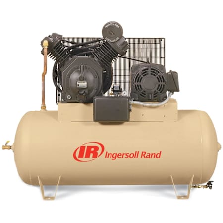 Ingersoll Rand 15 HP 120 Gal 175 Max PSI Two-Stage Stationary Electric (460 Volt 3 Phase) Value Plus Package Reciprocating Air Compressor N/A