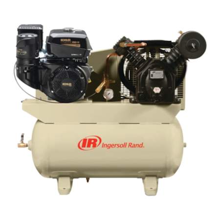 Ingersoll Rand 14 HP 30 Gal 175 Max PSI Two-Stage Truck Mount Gas Reciprocating Air Compressor with Kohler Engine N/A