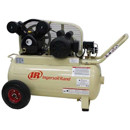 Ingersoll Rand 2 HP 20 Gal 135 Max PSI Single-Stage Portable Electric (115 Volt) Reciprocating Air Compressor with Horizontal Tank N/A