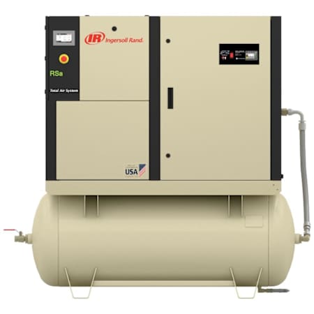 Ingersoll Rand 30 HP 120 Gal 103 Max PSI Stationary Electric (208 Volt 3 Phase) Air Compressor Total Air System R-Series N/A