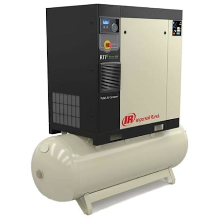 Ingersoll Rand 5 HP 80 Gal 145 Max PSI Stationary Electric (230 Volt 1 Phase) Air Compressor Total Air System N/A