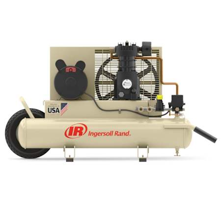 Ingersoll Rand 3 HP 8 Gal 135 Max PSI Single-Stage Portable Electric (230 Volt 1 Phase) Reciprocating Air Compressor N/A