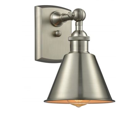 Innovations Lighting Smithfield 11" Tall Bathroom Sconce Brushed Satin Nickel / Brushed Satin Nickel