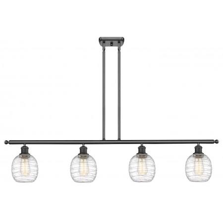 Innovations Lighting Belfast - 4 Light - 48" - Cord hung - Island Light Oil Rubbed Bronze
