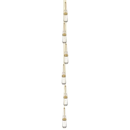 Innovations Lighting Owego 6 Light 7" Wide Multi Light Pendant Brushed Brass / Clear