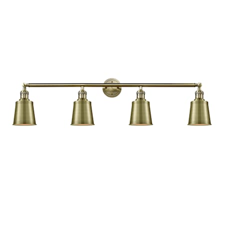 Innovations Lighting Addison 4 Light 42" Wide Bathroom Vanity Light Antique Brass / Metal