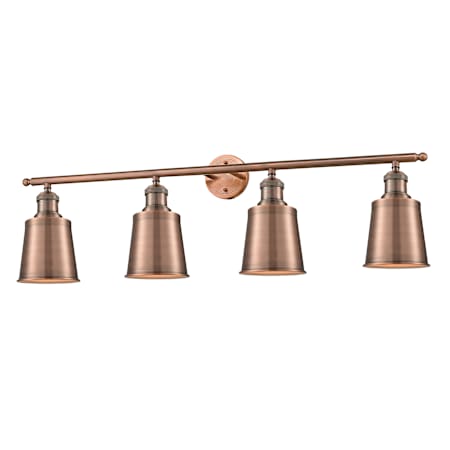 Innovations Lighting Addison 4 Light 42" Wide Vanity Light Antique Copper