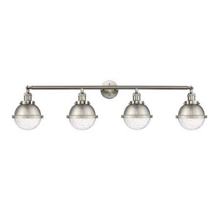 Innovations Lighting Hampden 4 Light 46" Wide Vanity Light Brushed Satin Nickel / Seedy