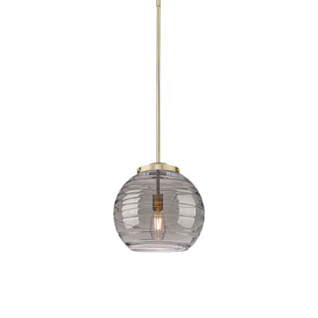 Innovations Lighting Athens Deco Swirl 14" Wide Suspension Pendant Antique Brass