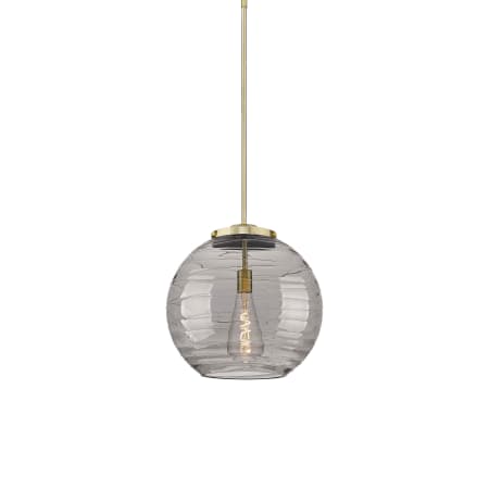 Innovations Lighting Athens Deco Swirl 16" Wide Suspension Pendant Antique Brass
