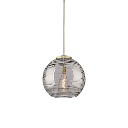 Innovations Lighting Athens Deco Swirl 18" Wide Suspension Pendant Antique Brass