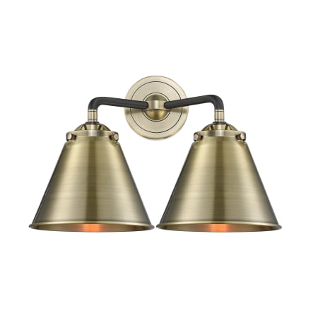 Innovations Lighting Appalachian 2 Light 16" Wide Bathroom Vanity Light Black Antique Brass