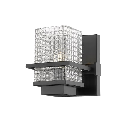 Innovations Lighting Wellfleet Wall Sconce Black / Clear
