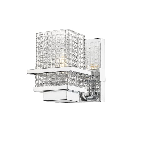 Innovations Lighting Wellfleet Wall Sconce Polished Chrome / Clear