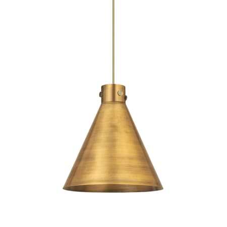 Innovations Lighting Newton Cone 16" Wide Pendant Brushed Brass / Brushed Brass