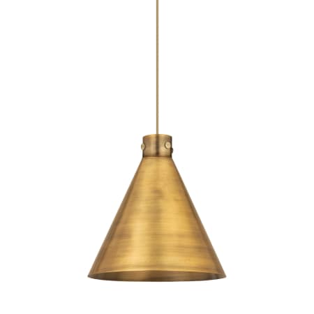 Innovations Lighting Newton Cone 18" Wide Pendant Brushed Brass / Brushed Brass