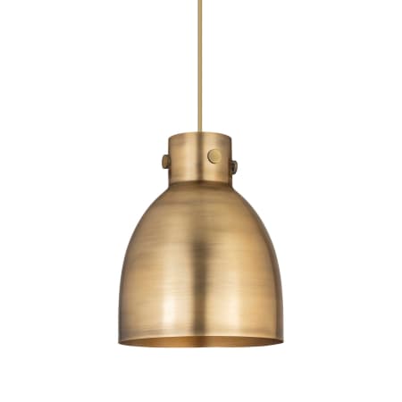 Innovations Lighting Newton Bell 10" Wide Pendant Brushed Brass / Brushed Brass