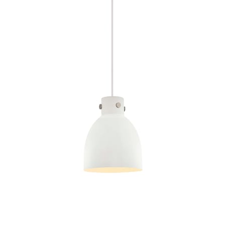 Innovations Lighting Newton Bell 10" Wide Suspension Pendant Satin Nickel