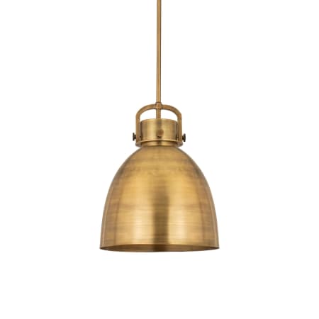 Innovations Lighting Newton Bell 14" Wide Pendant Brushed Brass / Brushed Brass