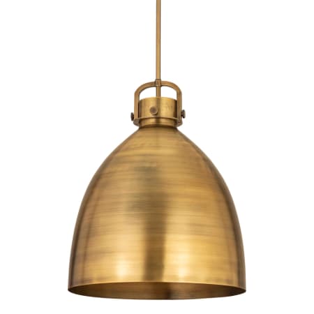 Innovations Lighting Newton Bell 16" Wide Pendant Brushed Brass / Brushed Brass