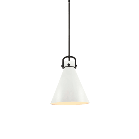 Innovations Lighting Newton Cone 14" Wide Suspension Pendant Matte Black