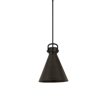 Innovations Lighting Newton Cone 16" Wide Suspension Pendant Matte Black