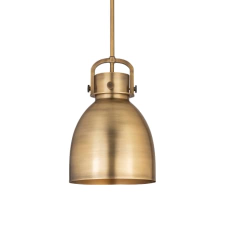 Innovations Lighting Newton Bell 10" Wide Pendant Brushed Brass / Brushed Brass