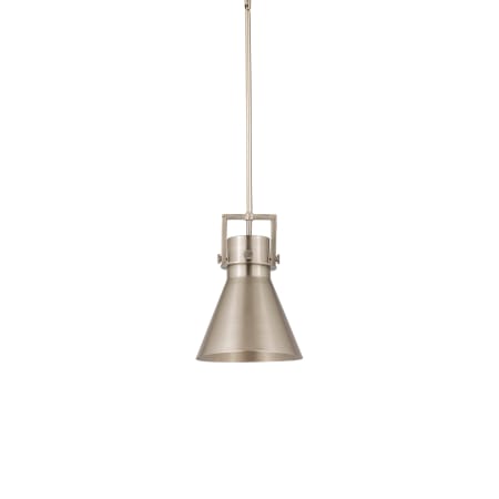 Innovations Lighting Newton Cone 10" Wide Suspension Pendant Satin Nickel