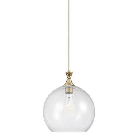 Innovations Lighting Astor 14" Wide Pendant Brushed Brass / Seedy