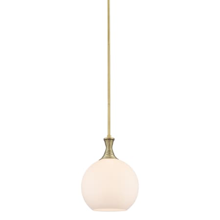 Innovations Lighting Astor 10" Wide Pendant Brushed Brass / Matte White