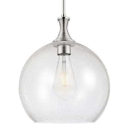 Innovations Lighting Astor 14" Wide Pendant with Clear, Seedy Glass Shade Polished Nickel