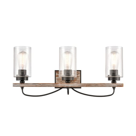 Innovations Lighting Paladin 3 Light 24" Wide Vanity Light Matte Black / Seedy