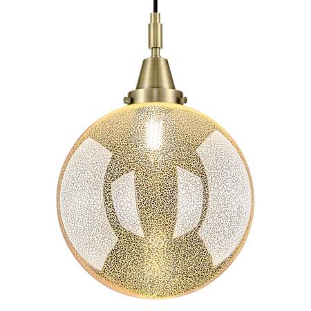 Innovations Lighting Beacon 12" Wide Pendant with Mercury Glass Shade Antique Brass