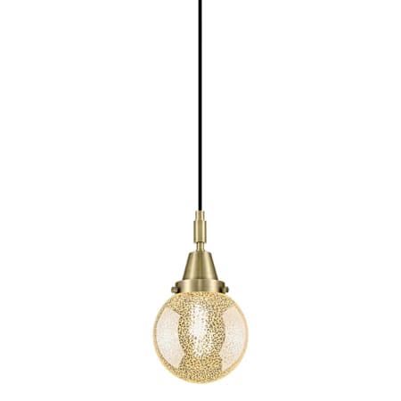 Innovations Lighting Beacon 6" Wide Mini Pendant Antique Brass / Mercury
