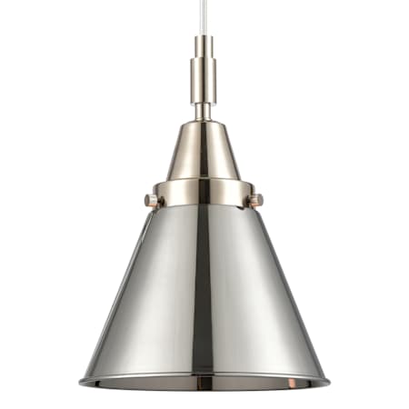 Innovations Lighting Appalachian 8" Wide Mini Pendant with Polished Nickel Shade Polished Nickel