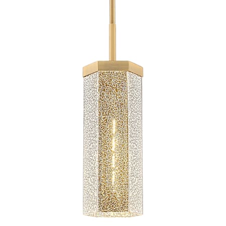 Innovations Lighting Blakeley 5" Wide Mini Pendant with Mercury Glass Shade Brushed Brass
