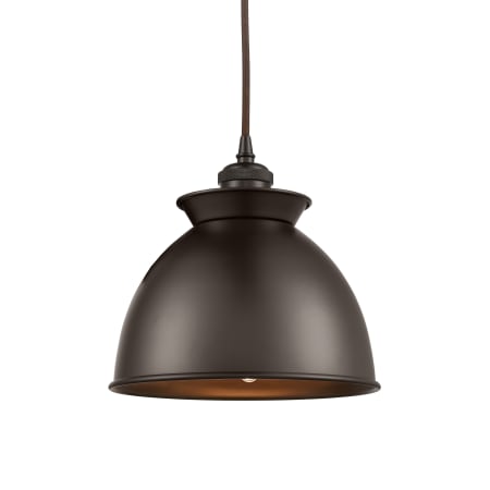 Innovations Lighting Adirondack 8" Wide Mini Pendant Oil Rubbed Bronze