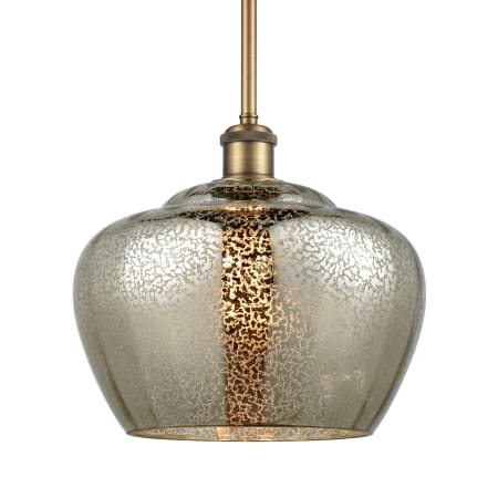 Innovations Lighting Fenton 11" Wide Pendant Mercury / Brushed Brass