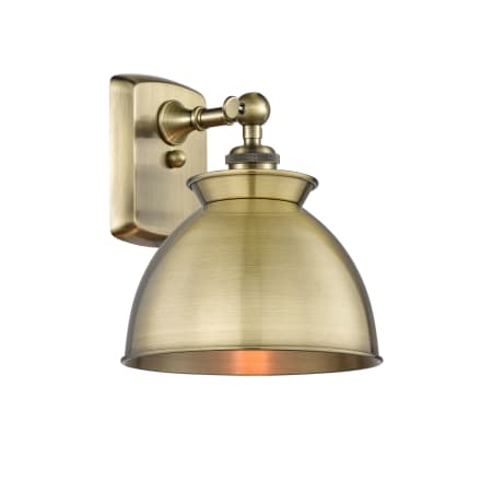 Innovations Lighting Adirondack 12" Tall Wall Sconce Antique Brass