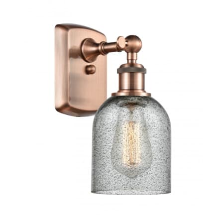 Innovations Lighting Caledonia 12" Tall Bathroom Sconce Antique Copper / Charcoal