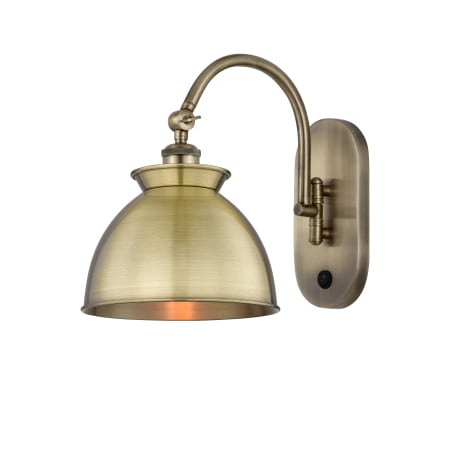 Innovations Lighting Adirondack 13" Tall Wall Sconce Antique Brass