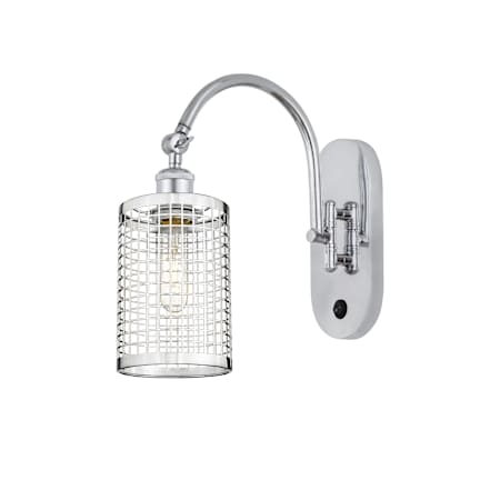 Innovations Lighting Nestbrook 13" Tall Wall Sconce Polished Chrome