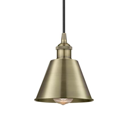 Innovations Lighting Smithfield 7" Wide Mini Pendant Antique Brass