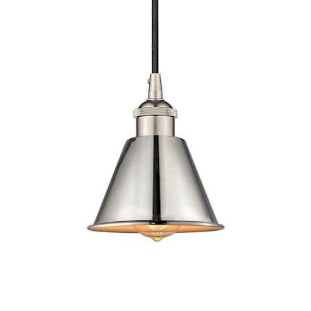 Innovations Lighting Smithfield 7" Wide Mini Pendant Polished Nickel