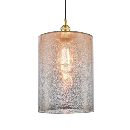 Innovations Lighting Cobbleskill 9" Wide Mini Pendant Satin Gold / Mercury