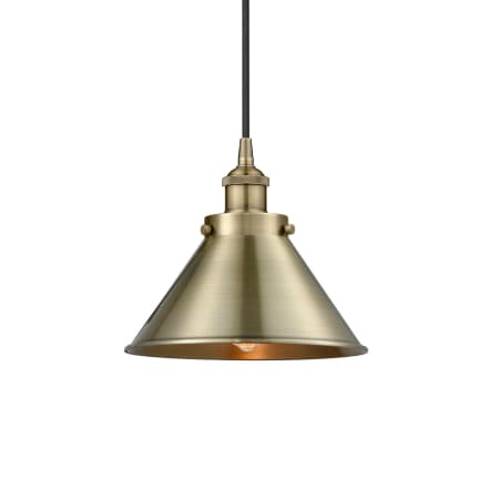 Innovations Lighting Briarcliff 10" Wide Pendant Antique Brass